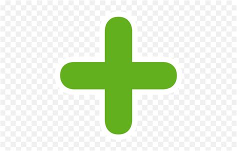 Green Plus Sign Green Plus Icon Png Emojigreen Checkmark Emoji