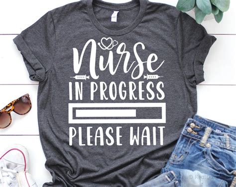 Nurse In Progress Please Wait Svg Nursing Student Svg Etsy