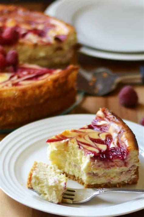To make the cheesecake, mix together the remaining golden caster sugar and remaining 1 tablespoon cornflour. White Chocolate Raspberry Cheesecake Recipe | A Wicked Whisk