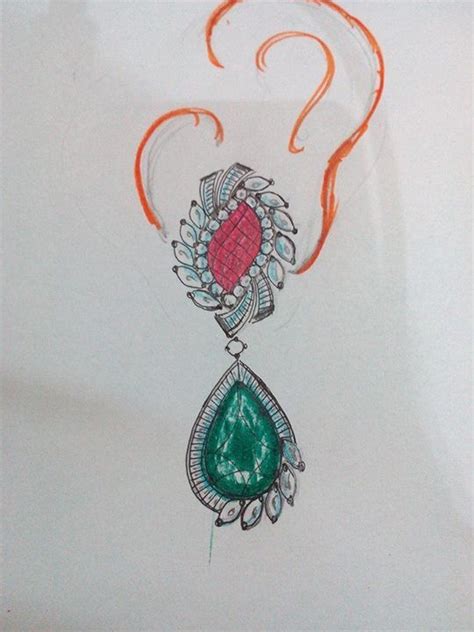 Pin By Surajit On Design Art Jewelry Design Jewelry Illustration