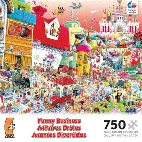 Funny Business Toy Town Jigsaw Puzzle