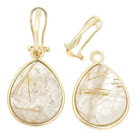 Connie Craig Carroll Jewelry Wren Pear Shaped Gemstone Drop Earrings 22261864 Hsn