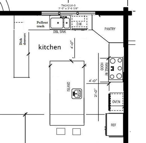 How To Design A Kitchen Floor Plan Floorplansclick