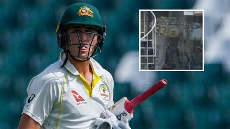 Australia Vs Pakistan Cricket Score Marnus Labuschagne Dummy Spit
