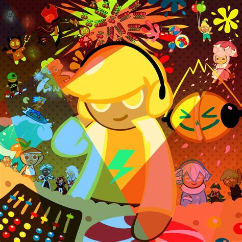 Looking for the best cute cookie wallpapers? Cookie Run. Lemon Cookie. DJ. Wallpaper. | Cookie run ...