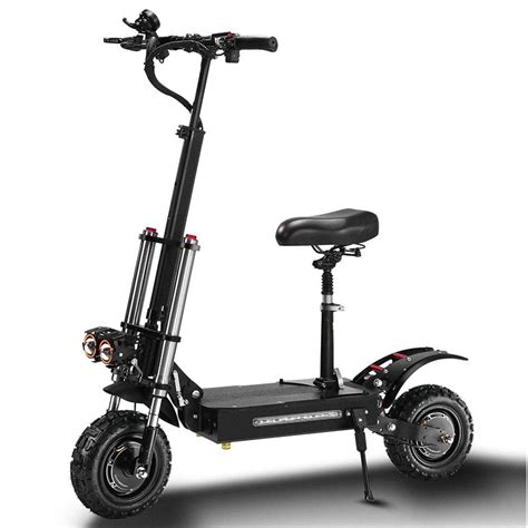 High Power Lithium Battery Foldable Fat Tire Electric Scooter For Adult