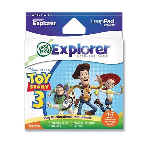 Leapfrog Explorer Learning Game Disney Pixar Toy Story 3 Works With