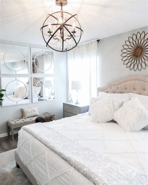 Master Bedroom Update New Chandelier Laura Beverlin