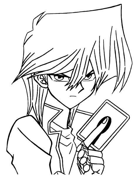 Coloring Page Yu Gi Oh Coloring Pages