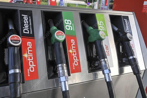 Petrol Station Pumps Stock Image C Science Photo Library