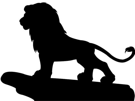 Le Roi Lion Silhouette Silhouettes De Vecteurs Gratuites Creazilla