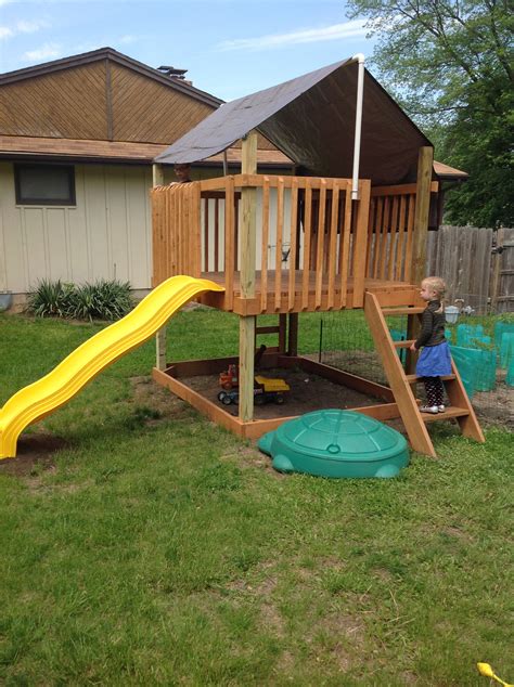 Play Deckfort Backyard Play Backyard Playground Diy Backyard