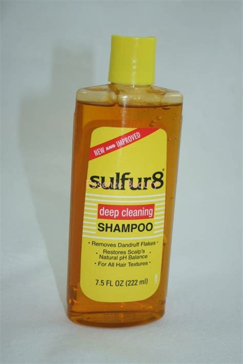 Sulfur 8 Deep Cleaning Shampoo For Dandruff 75 Ounce Good Shampoo