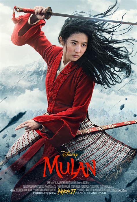 Lorsque l'empereur de chine publie un décret stipulant qu'un homme de chaque famille du pays doit intégrer l'armée impériale pour combattre des envahisseurs venus du nord, hua mulan, fille ainée d'un vénérable guerrier désormais atteint par la maladie. Mulan (2020) Streame und lade HD ~ Full Movie HD Online ...