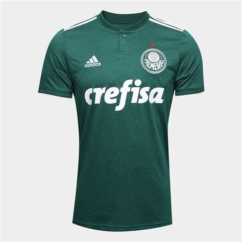 Nascemos em 1914, rompemos fronteiras e nos tornamos uma potência nacional. Camisa Palmeiras I 2018 s/n° Torcedor Adidas Masculina ...