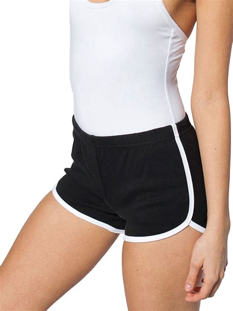 Allusive Women S Striped Athletic Shorts Inspiration Vintage S Style