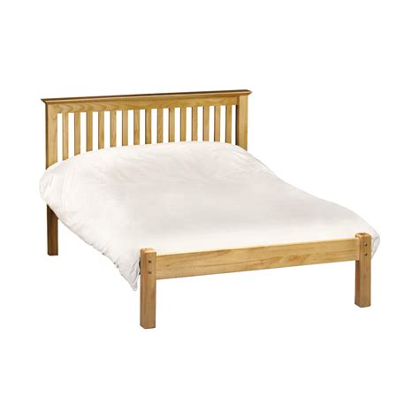 Julian Bowen Barcelona Double Pine Bed With Low Foot End Furniture123