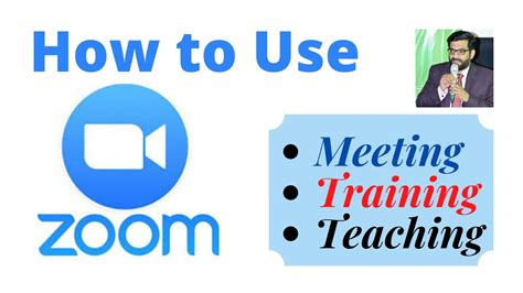 How To Use Zoom Zoom For Online Meeting Training And Teaching How To