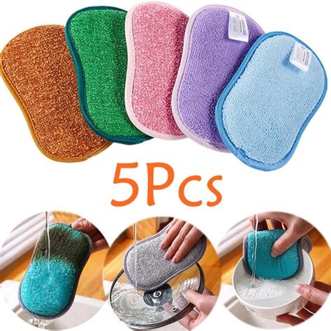 Buy 15 Pcs Kitchen Cleaning Sponge For Dish Non Scratch Microfiber Sponge Scrubber Kitchen Home