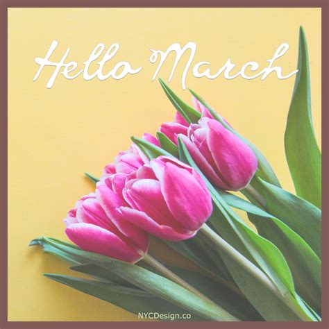 Hello March Images For Instagram And Facebook