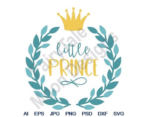 Little Prince Svg Dxf Eps Png  Vector Art Clipart Etsy Uk