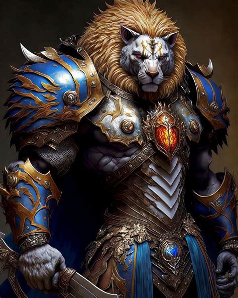 Lion Warrior In 2023 Lion Artwork Fantasy Art Warrior Lion Art