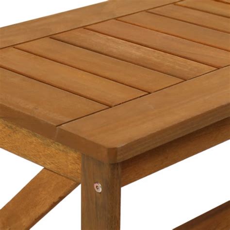 Sunnydaze 3525 In Meranti Wood Rectangular Patio Coffee Table 17