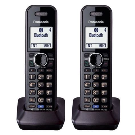 Panasonic Kxtga950b Dect 60 Handset 2 Line Landline Cordless Telephone