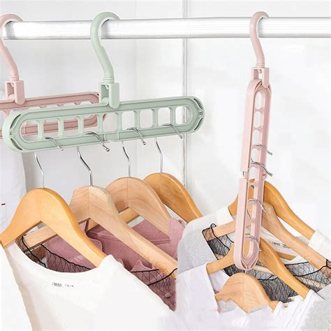 Home Storage Organization Clothes Hanger Drying Rack Plastic Scarf