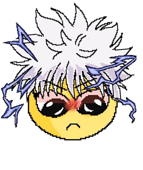 Killua Zoldyck Cursed Emoji Emoji Templates Emoji Board Images Emoji