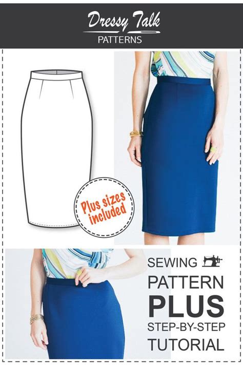 Pencil Skirt Pattern Skirt Patterns Sewing Tutorials Etsy Pencil