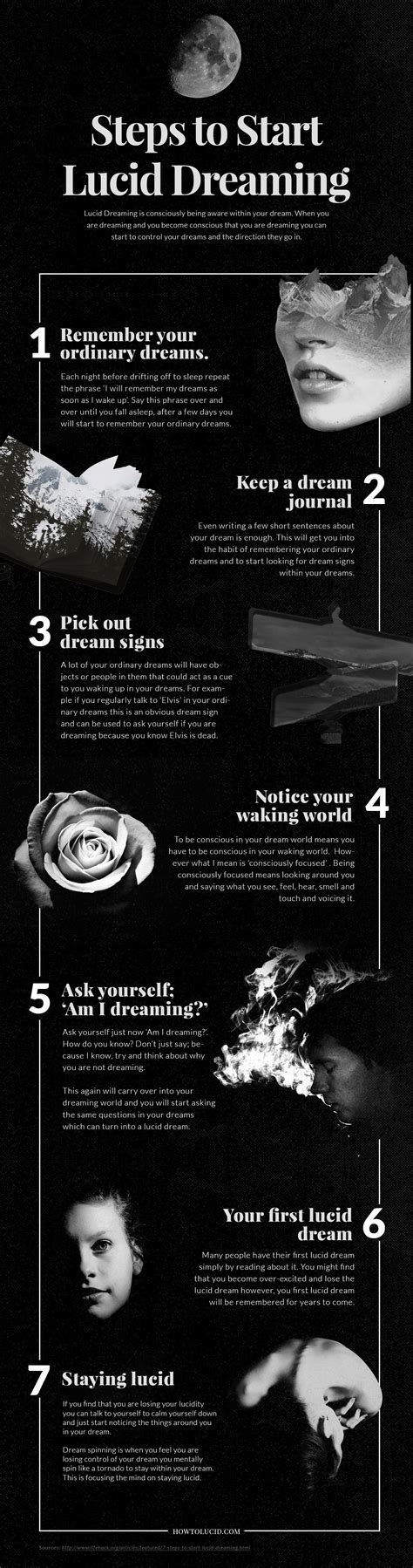 easy ways to lucid dream this infographic shows you how