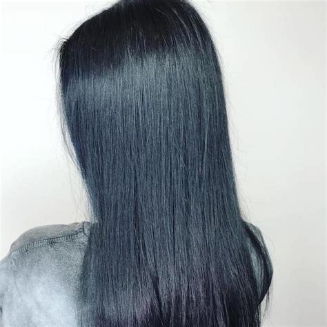 How To Achieve The Blue Black Hair Color Look Wella Professionals