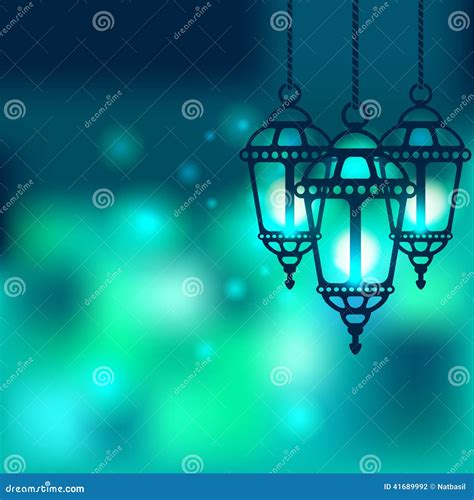 Ramadan Lantern Isolated Coloring Page For Kids Cartoon Vector