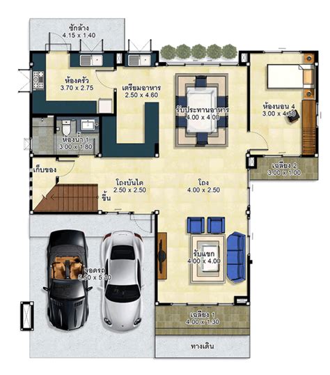 House Plans Idea 125x12 With 3 Bedrooms House Plans 3d