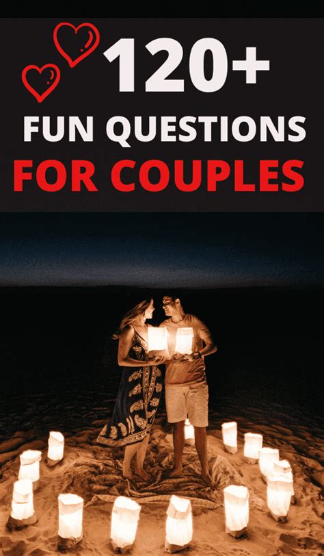100 Fun Questions For Married Couples To Ask On Date Night