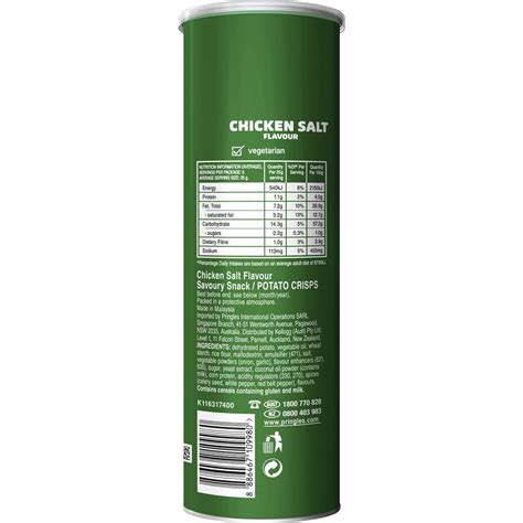 Pringles Chicken Salt Flavour Chips 134g Woolworths