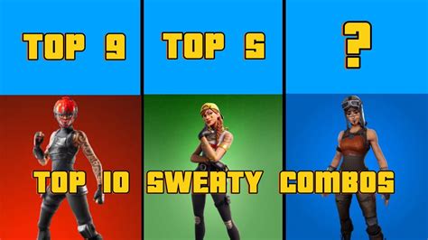 Top 10 Sweatiest Combos In Fortnite Youtube