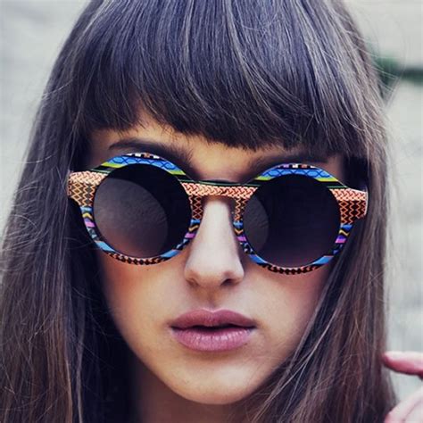 retro indie hipster fashion round pattern sunglasses 8688 occhiali occhiali da sole hipster