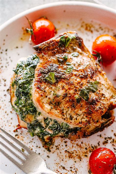 View top rated leftover pork chop recipes with ratings and reviews. Easy Stuffed Pork Chops - Flavor-packed and juicy baked pork chops stuffed with a simple spinach ...