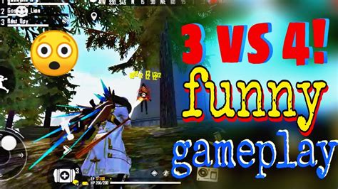 Freefire Playing 3 Vs 4 Rush Gameplay By 4umore Gaming Youtube