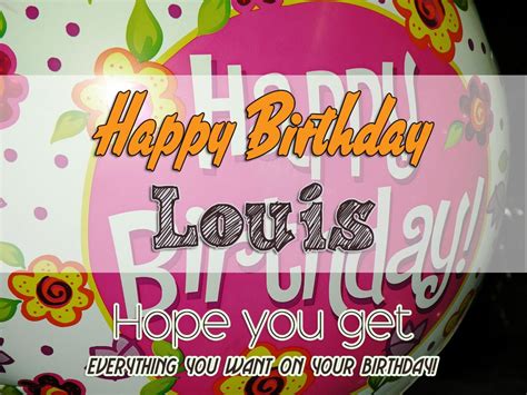 Happy Birthday Louis