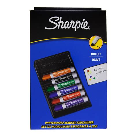 Sharpie Whiteboard Marker 6 Pack Inkl Sudd Rund Udd Markers N Pens