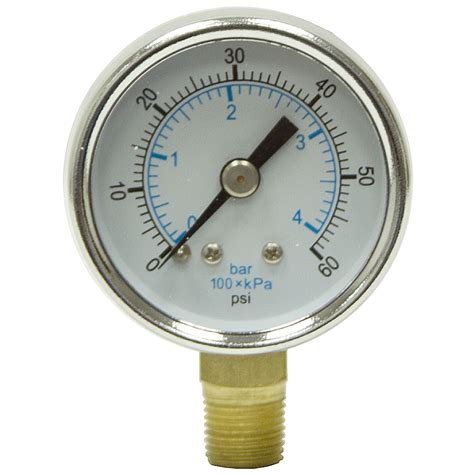 60 Psi 15 Lm Dry Gauge Pressure And Vacuum Gauges Pressure Gauges