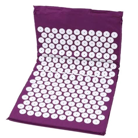 Buy Acupressure Massage Mat With Pillow Set To Body Relaxation To
