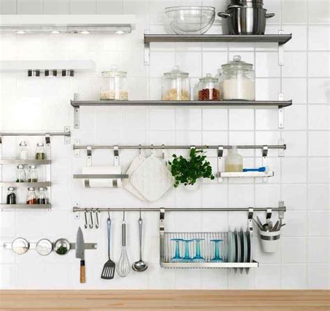 Omega national products 30 in. 15 Dramatic Kitchen Designs with Stainless Steel Shelves ...