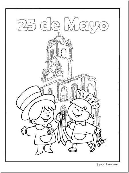 Dibujos 25 De Mayo Para Colorear Dibujos Para Colorear Argentina 25