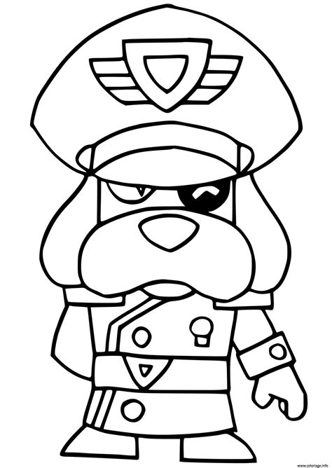 Learn the stats, play tips and damage values for poco from brawl stars! Coloriage Brawl Stars Force Starr Colonel Medor Dessin ...