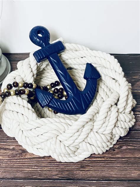 Diy Nautical Rope Basket —