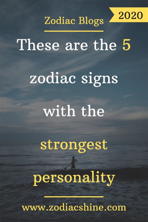 These Are The 5 Zodiac Signs With The Strongest Personality Zodiac Shine